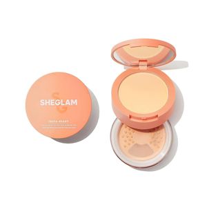 SHEGLAM Insta-Ready Face & Under Eye Setting Powder Duo - Toasted Almond